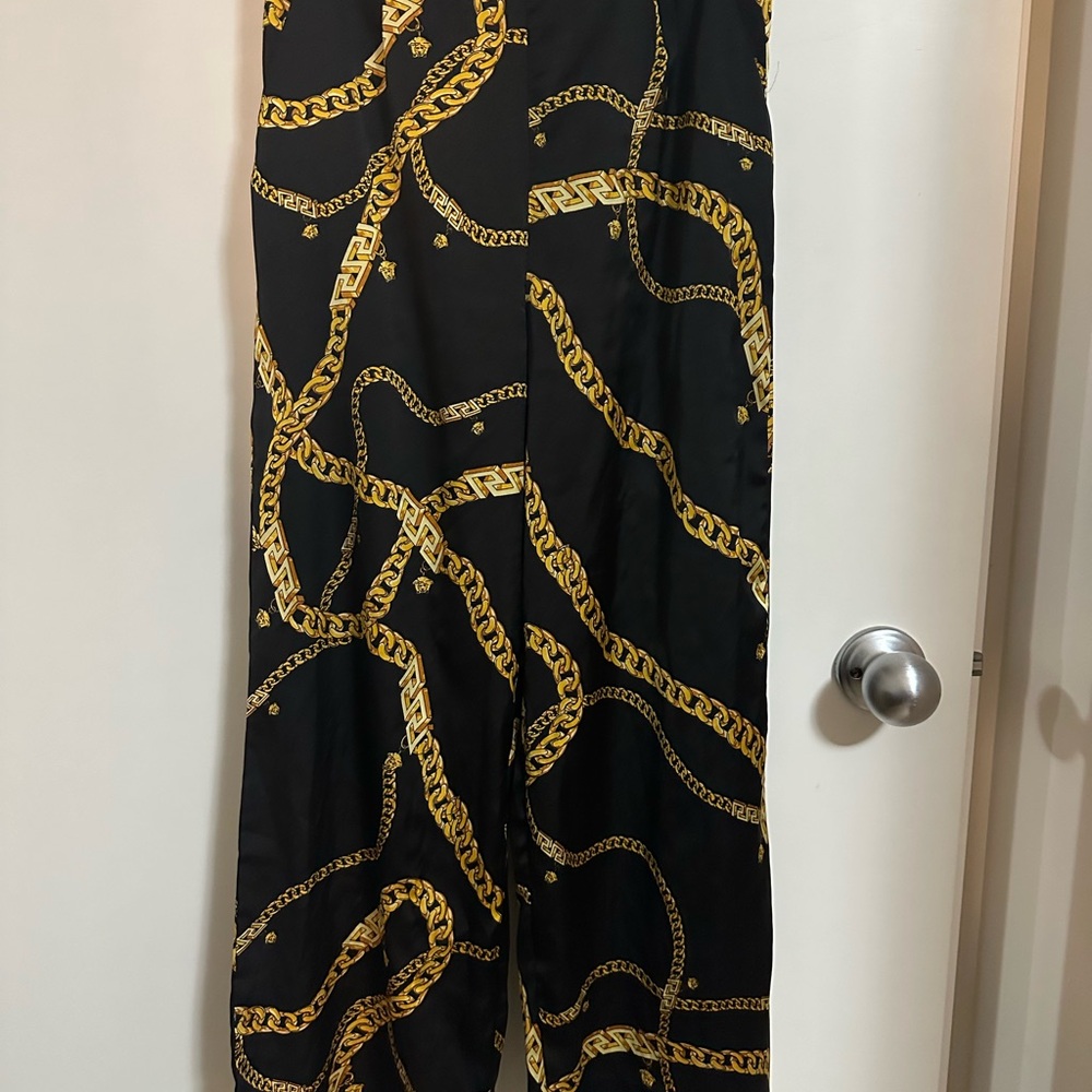 Black and Gold Chain Pant - Picture 3 of 3